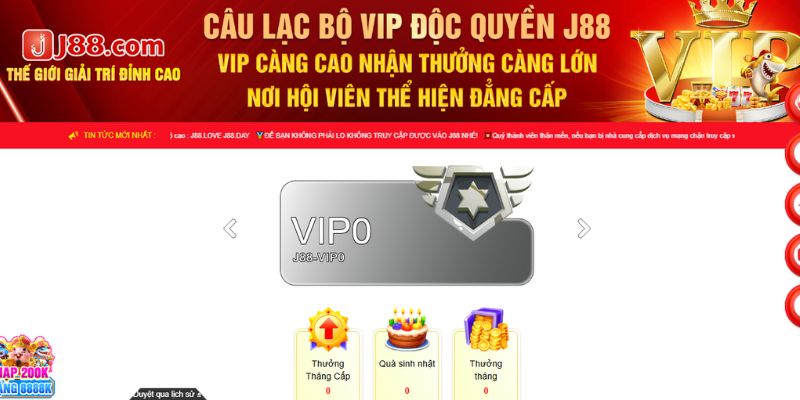 Bí quyết tích điểm VIP J88 cực nhanh cho người chơi mới